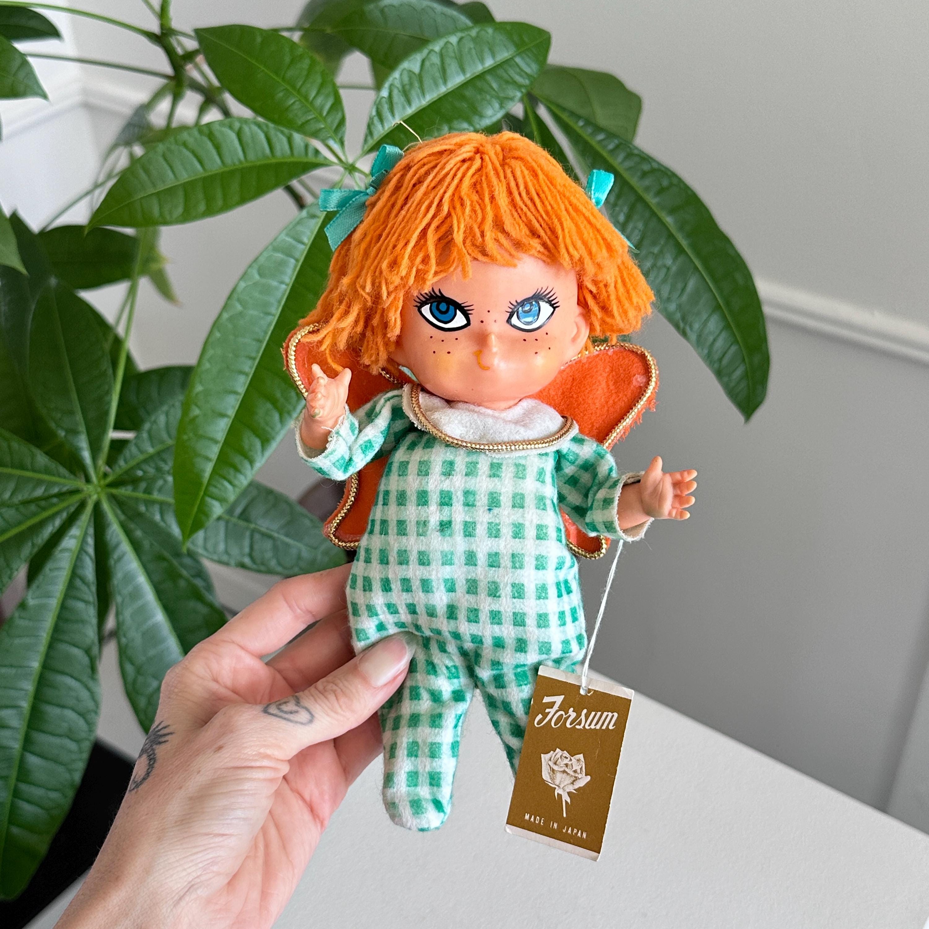 RARE Vintage 1968 Forsum Angel Butterfly Pixie Japanese Pose Doll