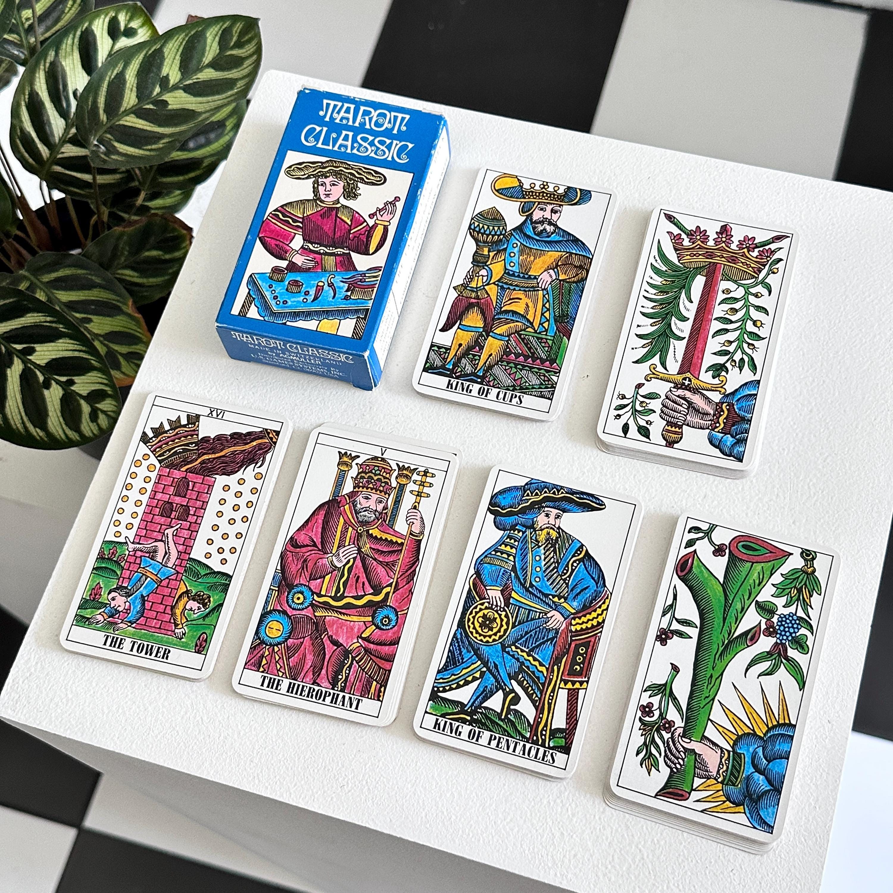 Complete Vintage 1974 Tarot Classic 78 Card Deck 18th C