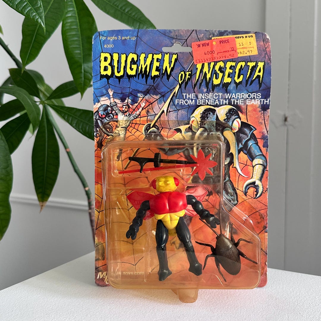 Rare MOC Vintage 1983 Bugmen of Insecta King Stinga Action Figure Mint ...