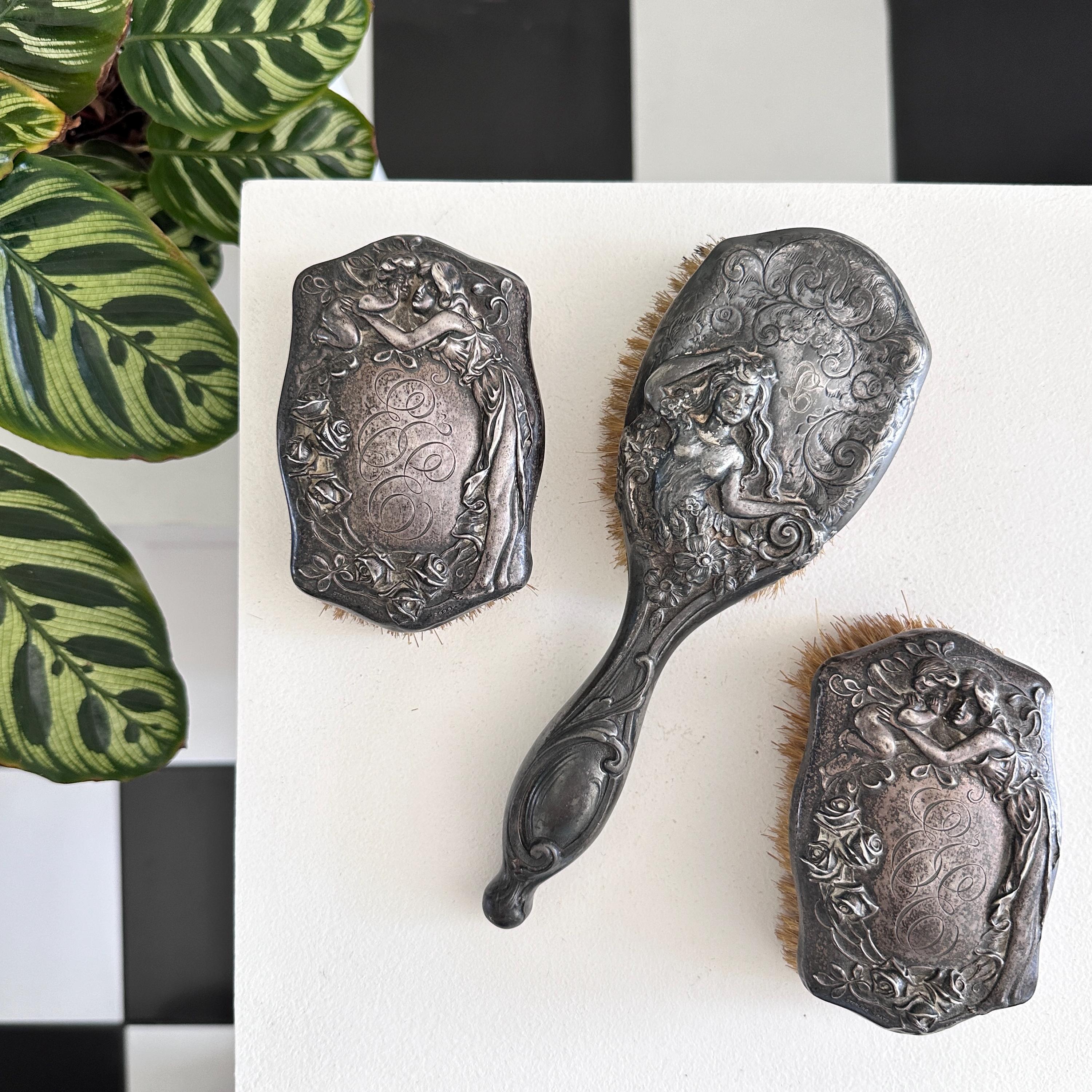 Victorian Hair Brush Set - Etsy