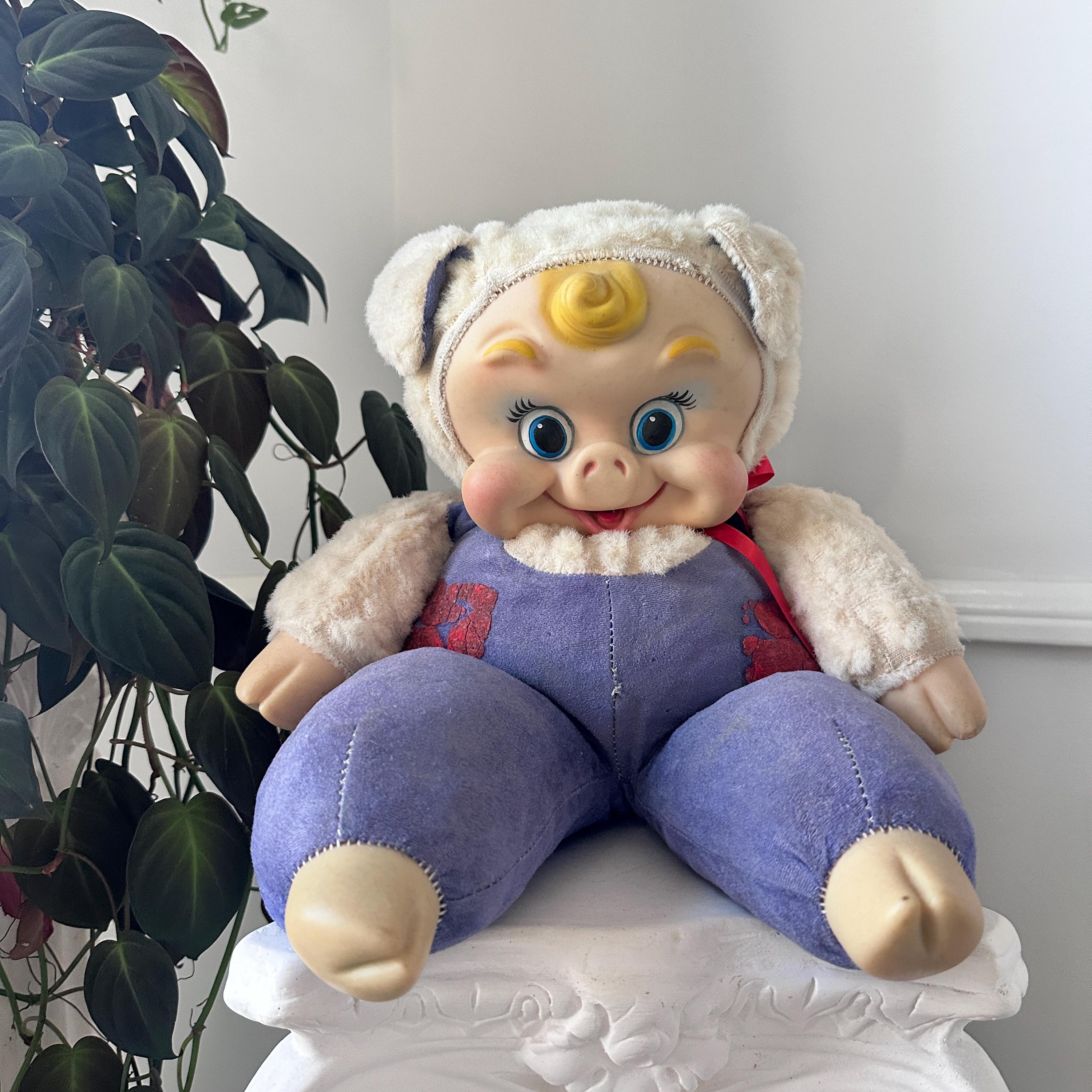 Dolls Vintage Rubber Doll Stuffed - Etsy