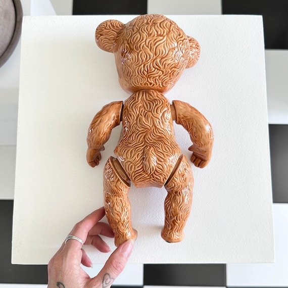 Vintage 1958 Sunny Bear Sun Rubber Company Ceramic Jointed Super