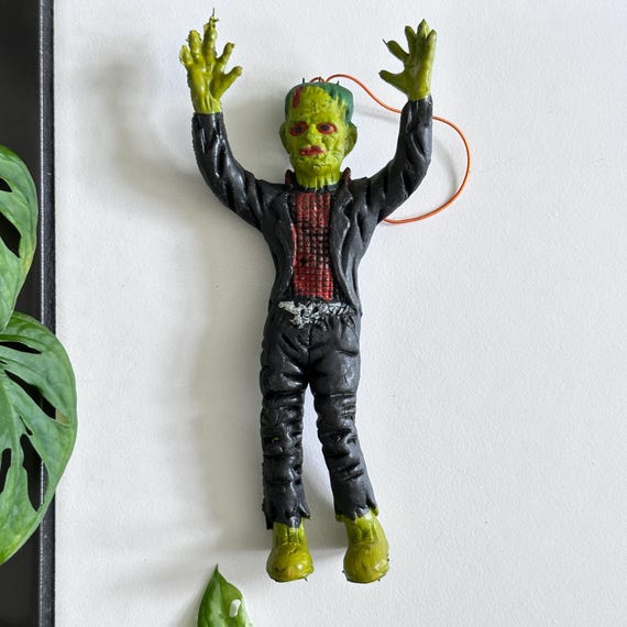 MINTY Rare Vintage 1970s Ben Cooper Frankenstein Oily Jiggler