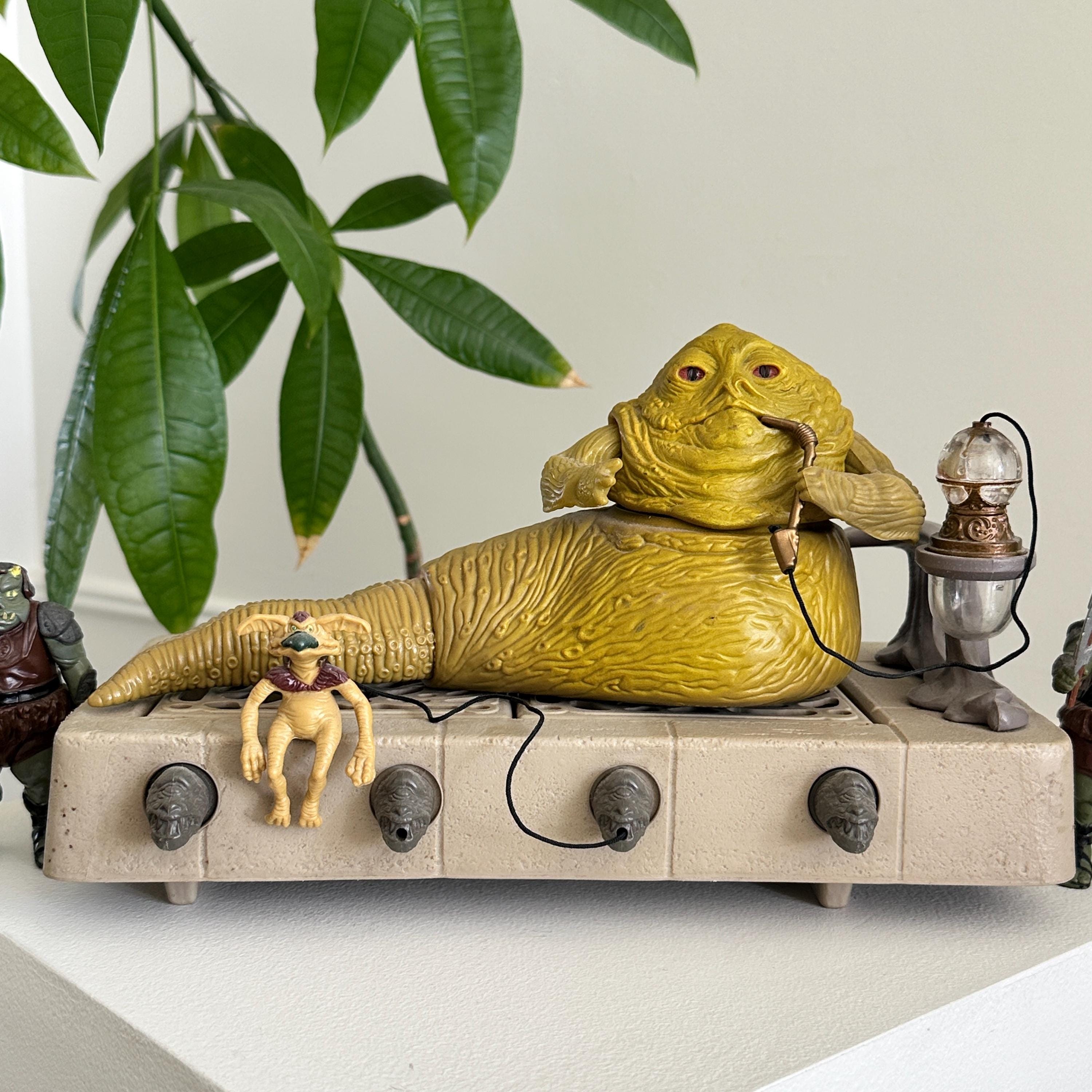 Complete 1983 Jabba the Hutt Throne Room Playset + 2 Gamorrean