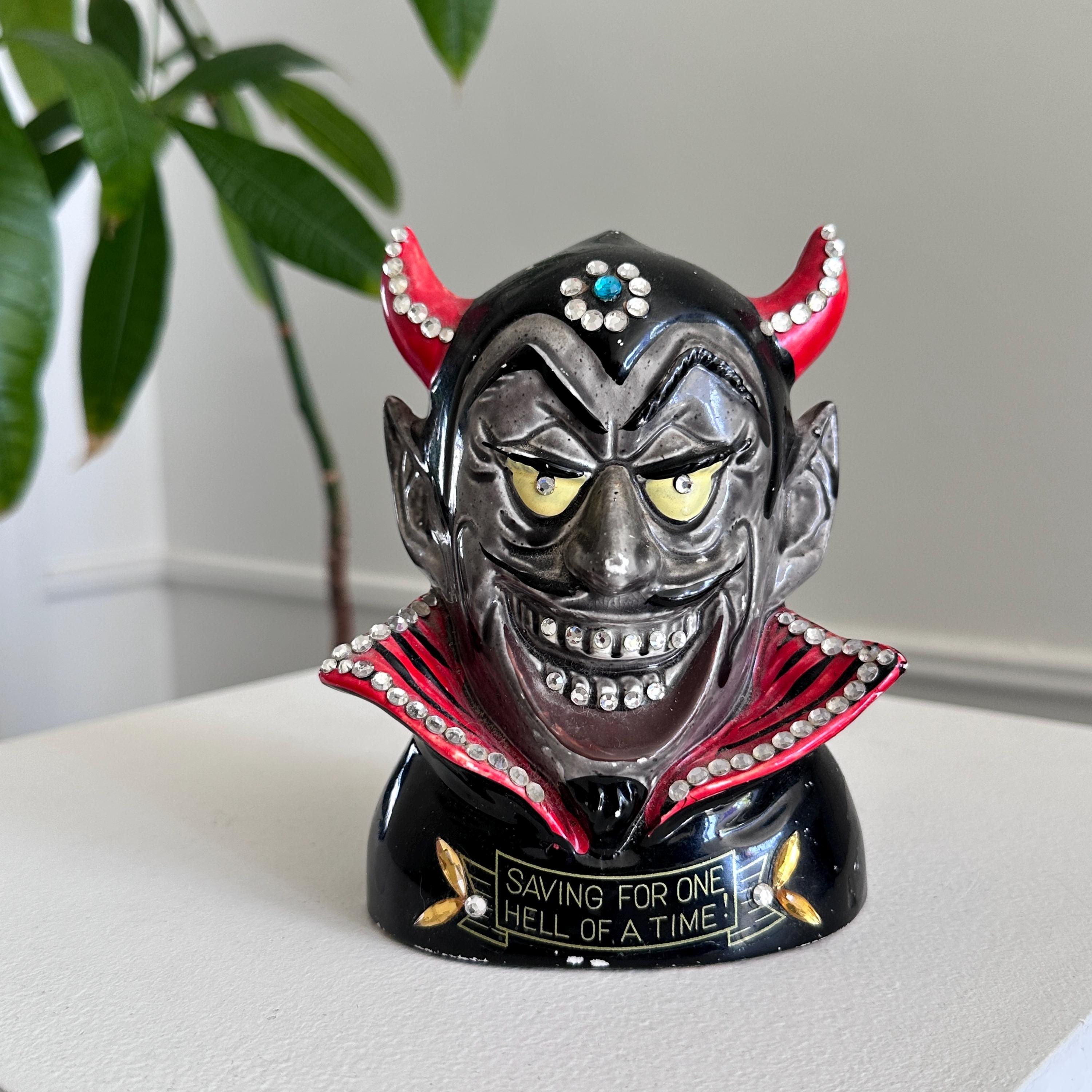 ビンテージ　デビル 悪魔　Devil ミッドセンチュリー アンティーク　置物 Vintage Devil Bank - Etsy
