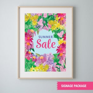 Retail Sale Sign SUMMER Printable Download Boutiques Small Businesses