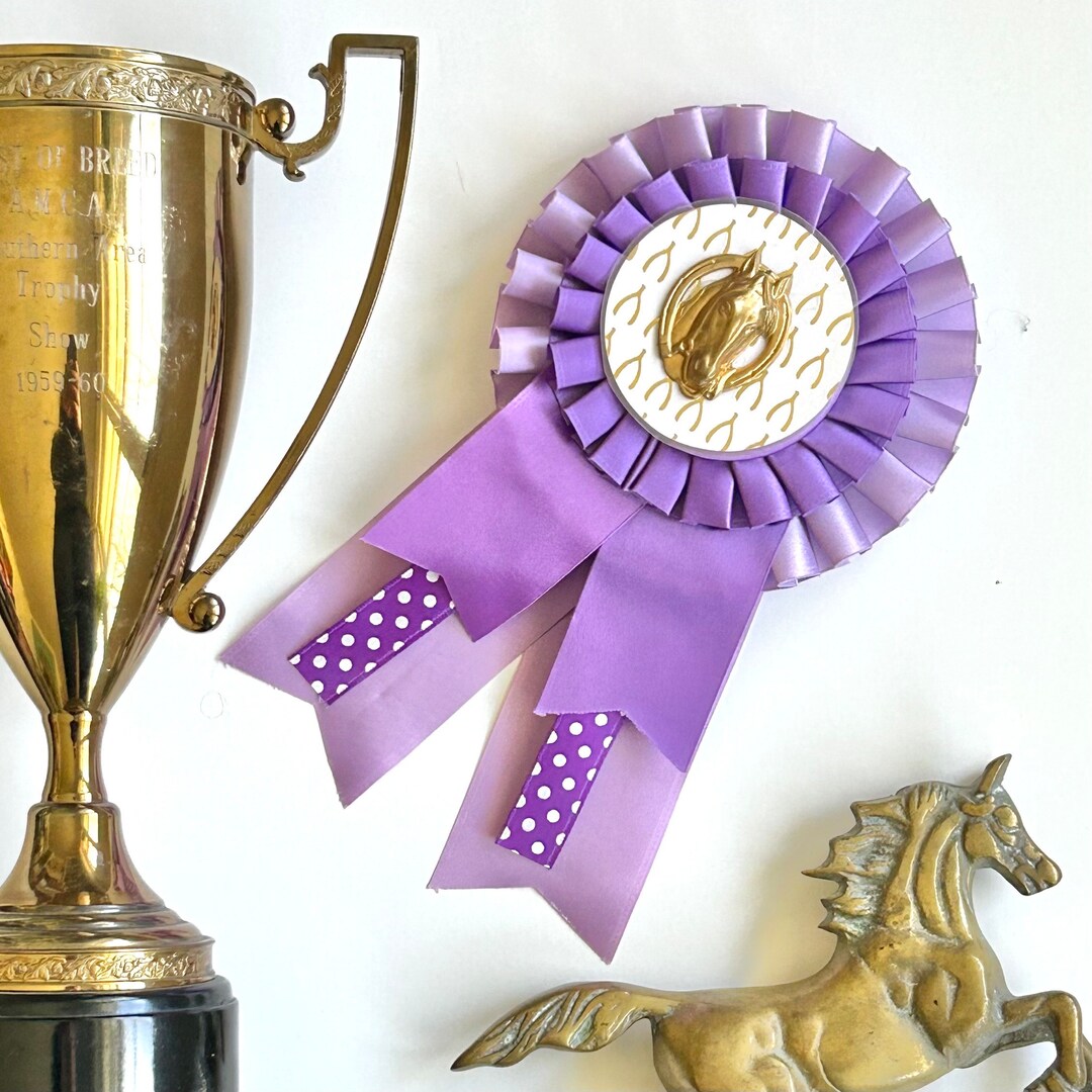 KY Derby Rosette Equestrian Ribbons Show Bows Bottle Topper Magnet ...