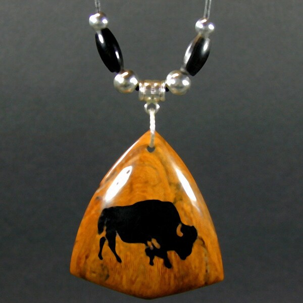 Bison Pendant Necklace Native Style