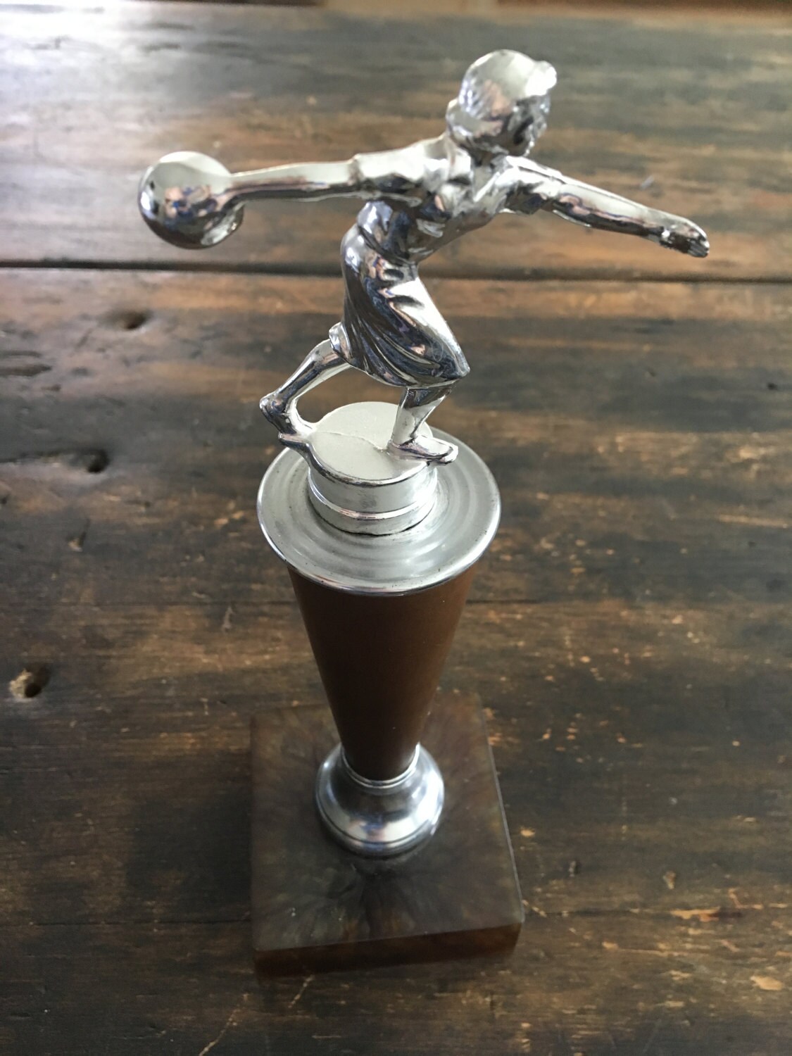 Vintage Women's Bowling Trophy / Woman / Bowler / League Etsy