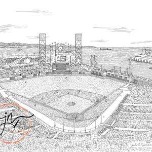 AT&T Park | San Francisco Giants Stadium | Fine Art Print |