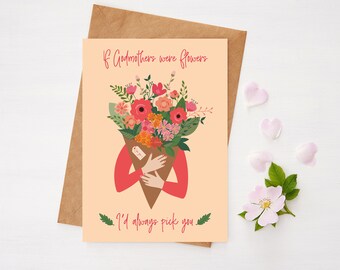 Carte d'anniversaire de marraine