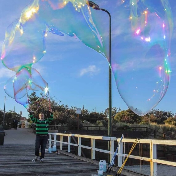 tri string bubble wand