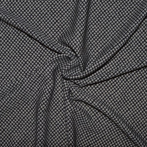 Printed fabric coupon - Dimension 3m x 1m44 - black background - Beautiful quality - Fabric for dress, skirt or tunic