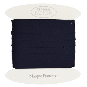 Beautiful Quality dark blue Plain Cotton Bias Binding - Cotton Bias Binding  - available in several colours and two sizes