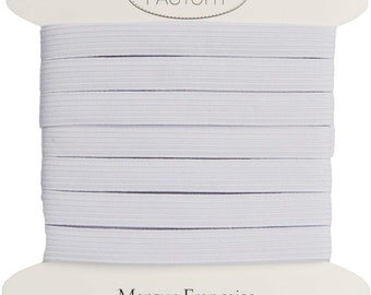 Elastic ribbon seam white - elastic band seam width 8mm of beautiful quality