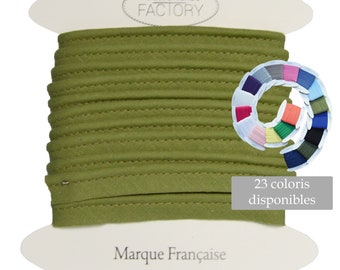 Passepoil coton vert tilleul de belle qualité, facile à coudre et idéal pour de jolies finitions sur vos vêtements et accessoires