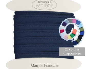 Navy blue cotton flanged insert piping cord - available in several colours - Flanged piping cord for cushions