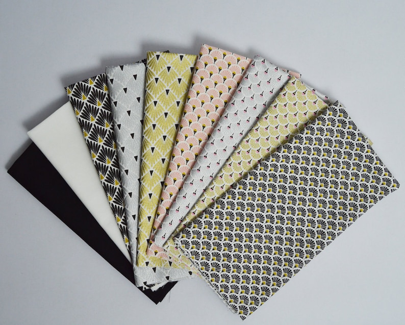 Lot De Coupons De Tissus Noirs - Neufs, Idéaux Pour Couture, Patchwork Ou Essais