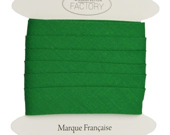 designers-factory, Biais Coton vert sapin - Certifié Oeko Tex - A coudre au bord de votre tissu pour de jolies finitions.