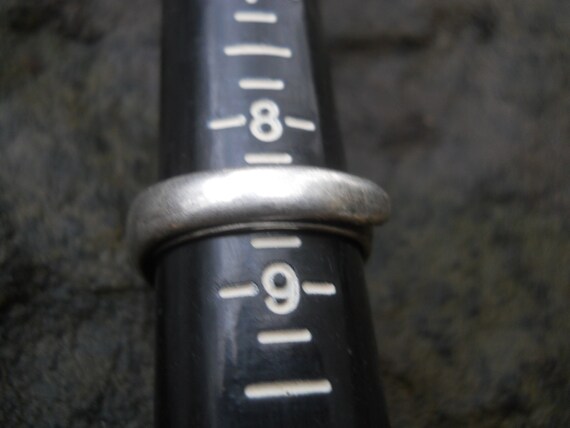Asian Sterling Silver Vintage Ring Enamel Turquoi… - image 5