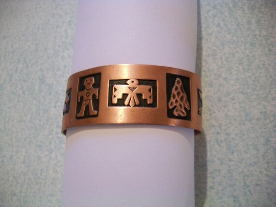 Cuff Bracelet Solid Copper Cuff  Bell Trading Com… - image 2