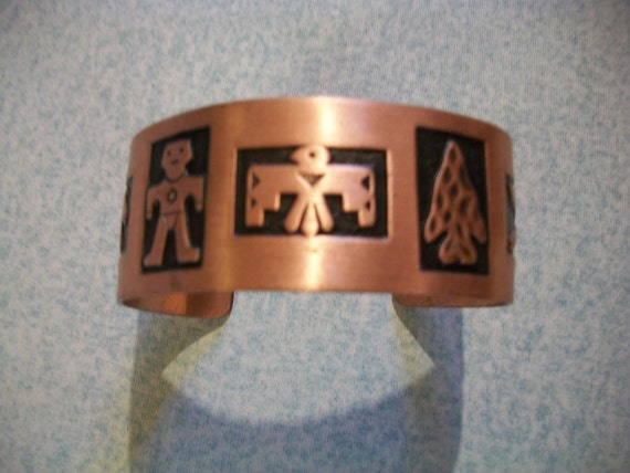 Cuff Bracelet Solid Copper Cuff  Bell Trading Com… - image 1