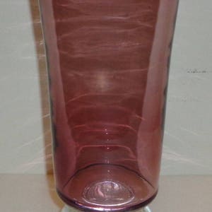 Erickson Grape Ball Base Vase Free Hand Glass Made in OHIO Handblown Carl Erickson Made in the USA  Free Standard Shipping in the U.S.A.