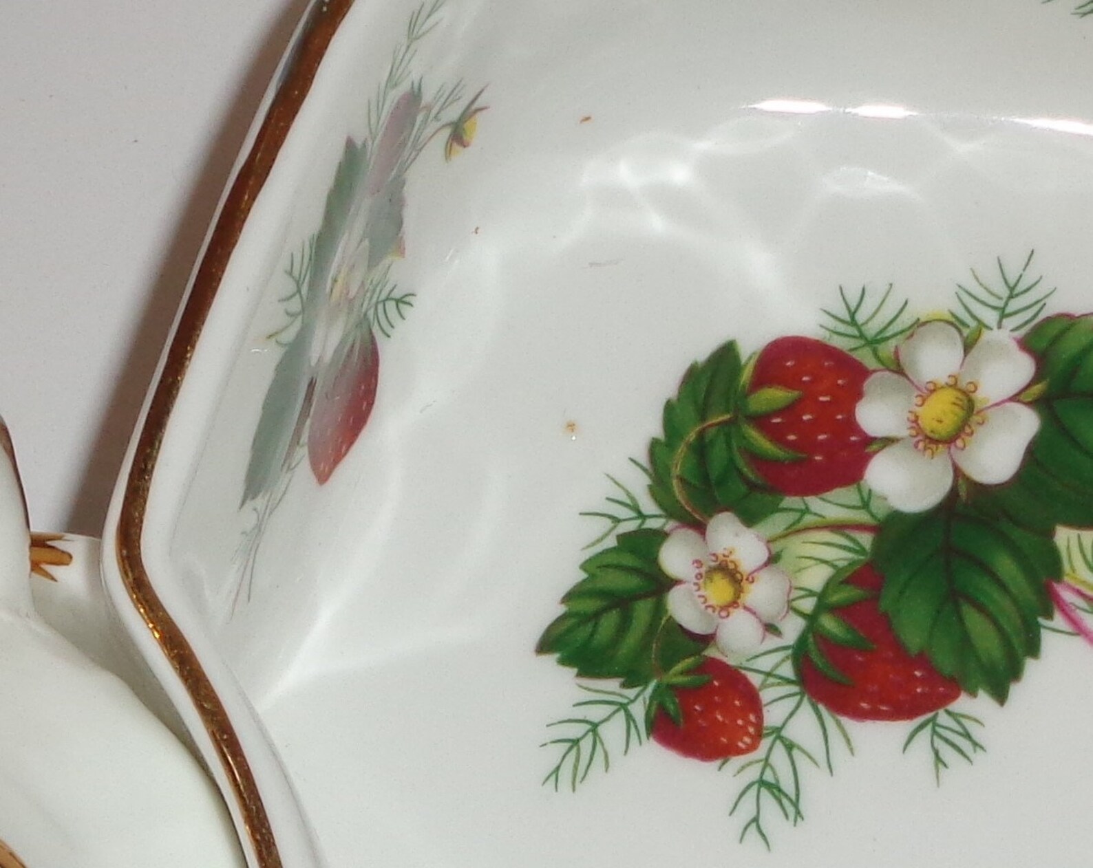 Hammersley Strawberry Ripe Strawberry Basket Fine Bone China Etsy