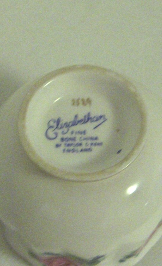 Elizabethan Fine Bone China Rose Pattern Cup and Saucer Made in England