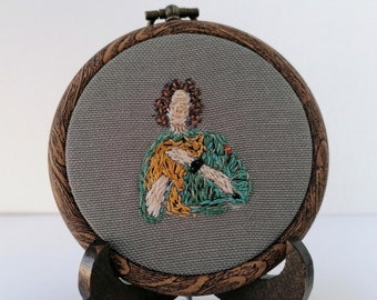 Ellen Ripley Hand Embroidery Hoop Art