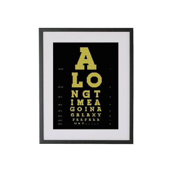 Star Wars Eye Chart