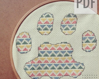 BUY 2 patterns and GET 1 FREE --Meow ! Crossstitch Pattern