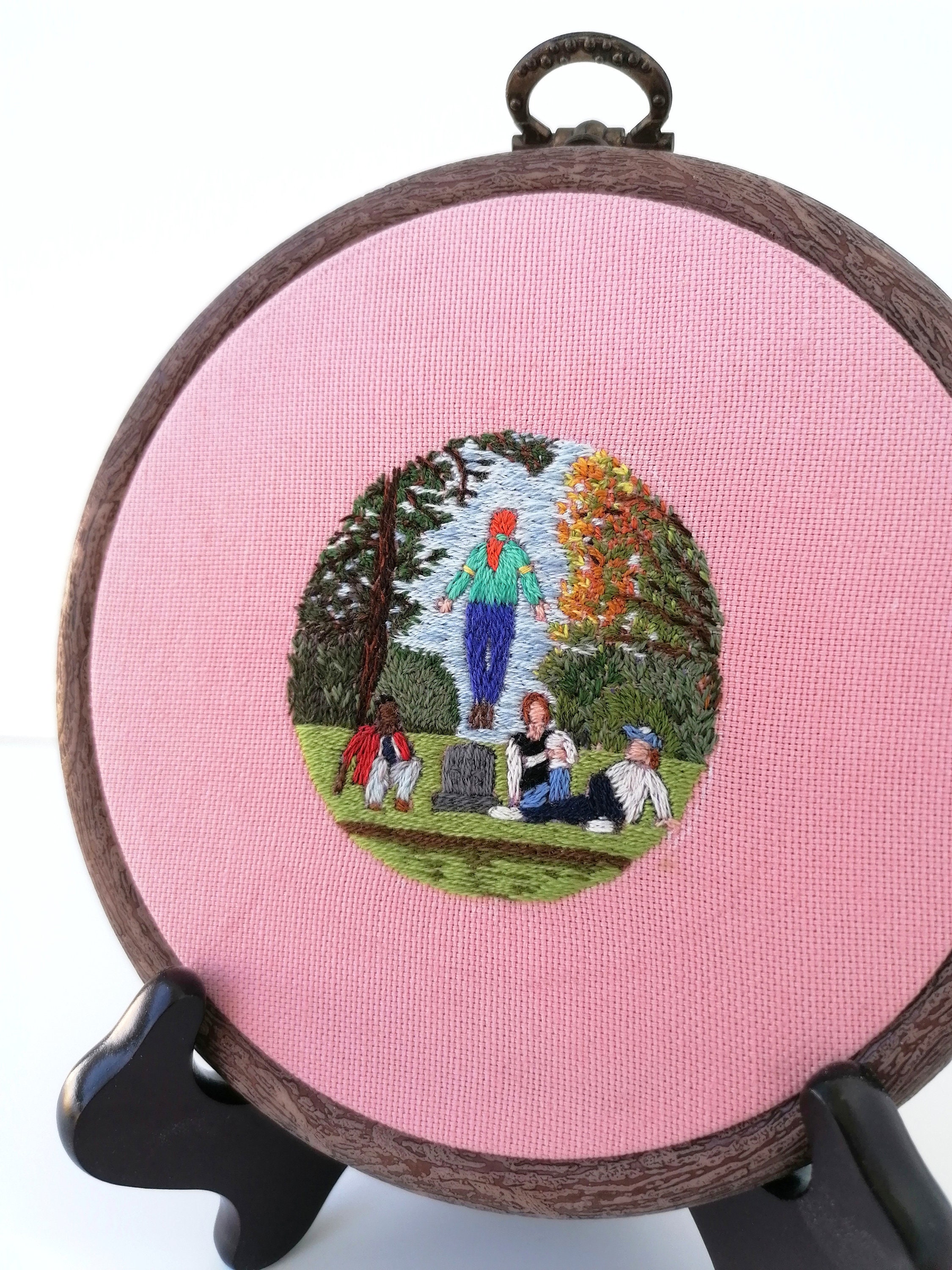 Spring of '86 Hand Embroidery Hoop Art - Etsy