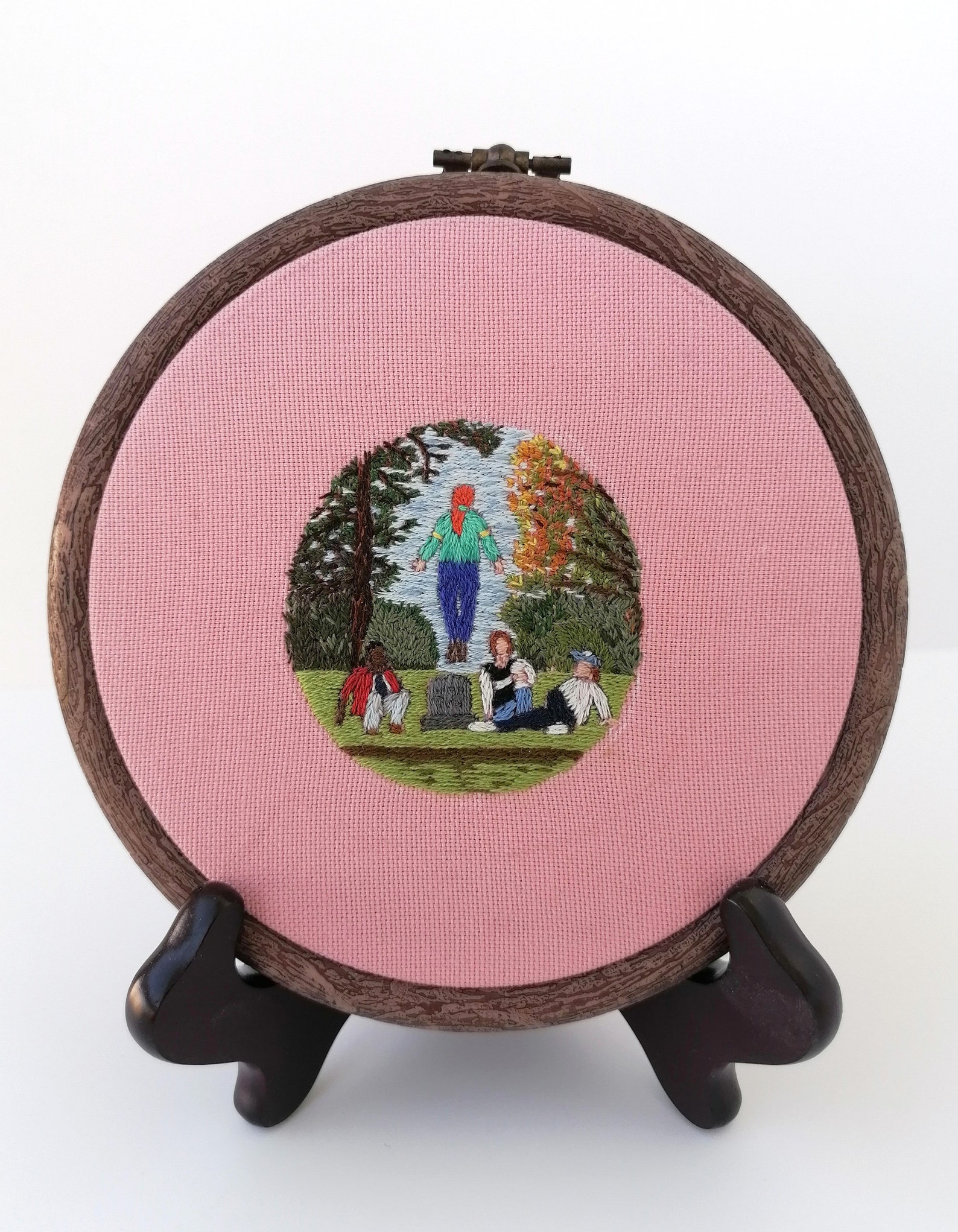 Spring of '86 Hand Embroidery Hoop Art - Etsy