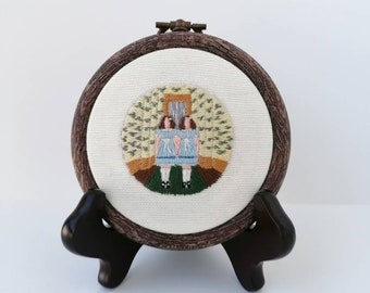 Grady Girls Hand Embroidery Hoop Art