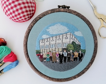 Dunder Mifflin Paper Co. Hand Embroidery Hoop Art