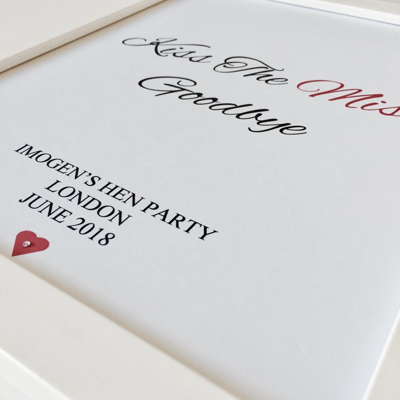 Hen Party Guest Book Hen Memory Book Hen Do Gift Bridal Etsy UK