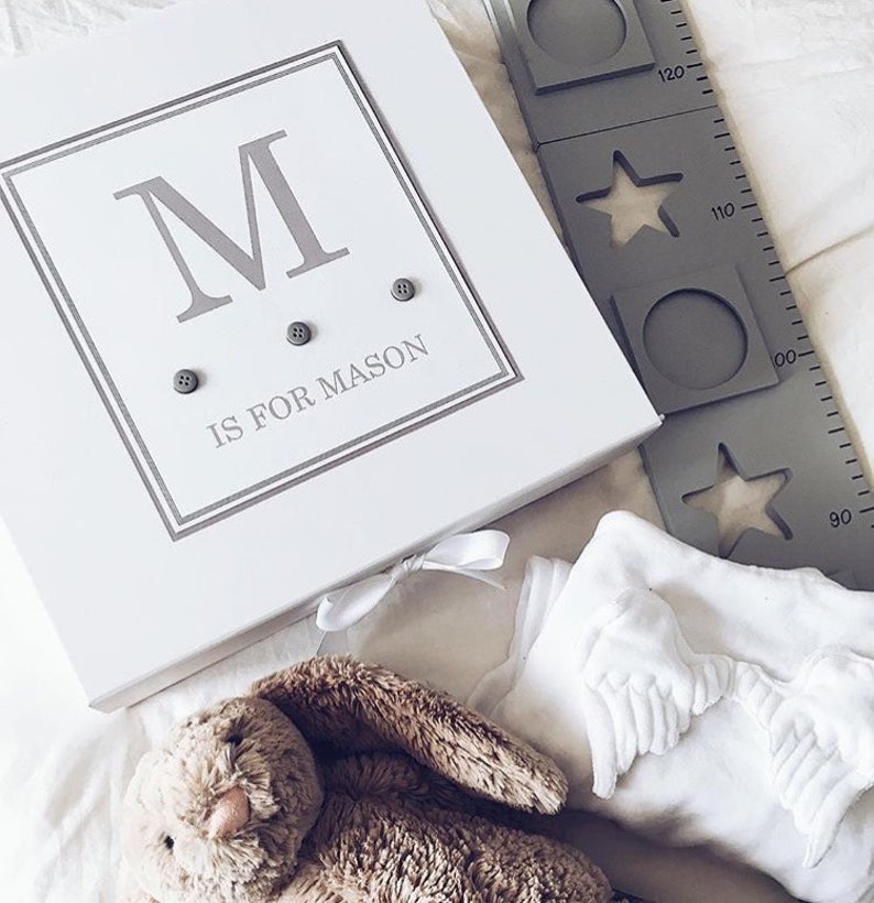 Baby Keepsake Box Baby Memory Box Baby Boy Gift Gender Etsy UK
