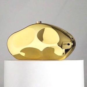 Gold Evening Bag Metallic Clutch Purse Gold Handbag For Women
