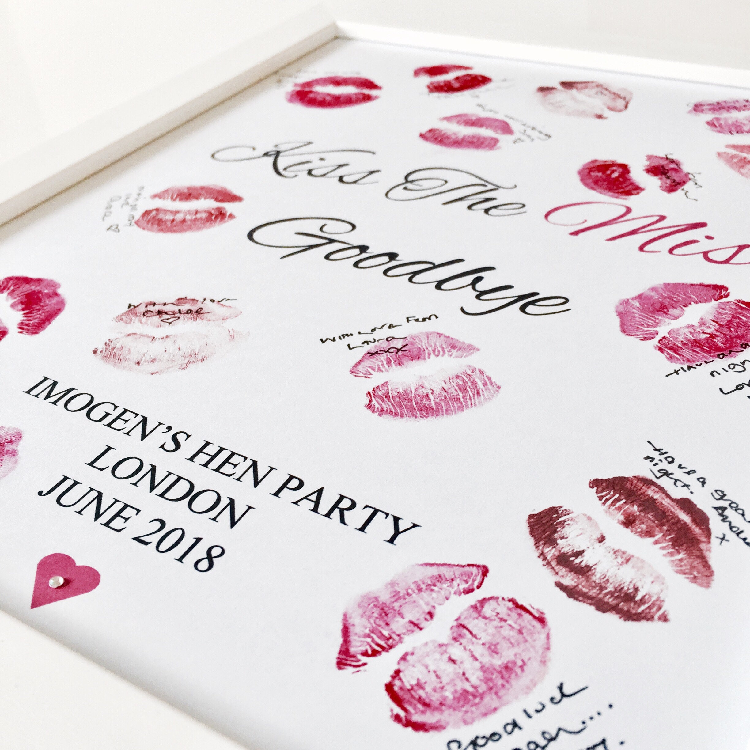 Hen Party Guest Book Hen Memory Book Hen Do Gift Bridal Etsy UK
