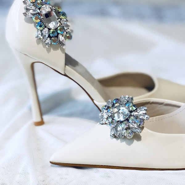 Crystal Shoe Clip Pearl Shoe Clip Bridal Shoes Wedding Shoes