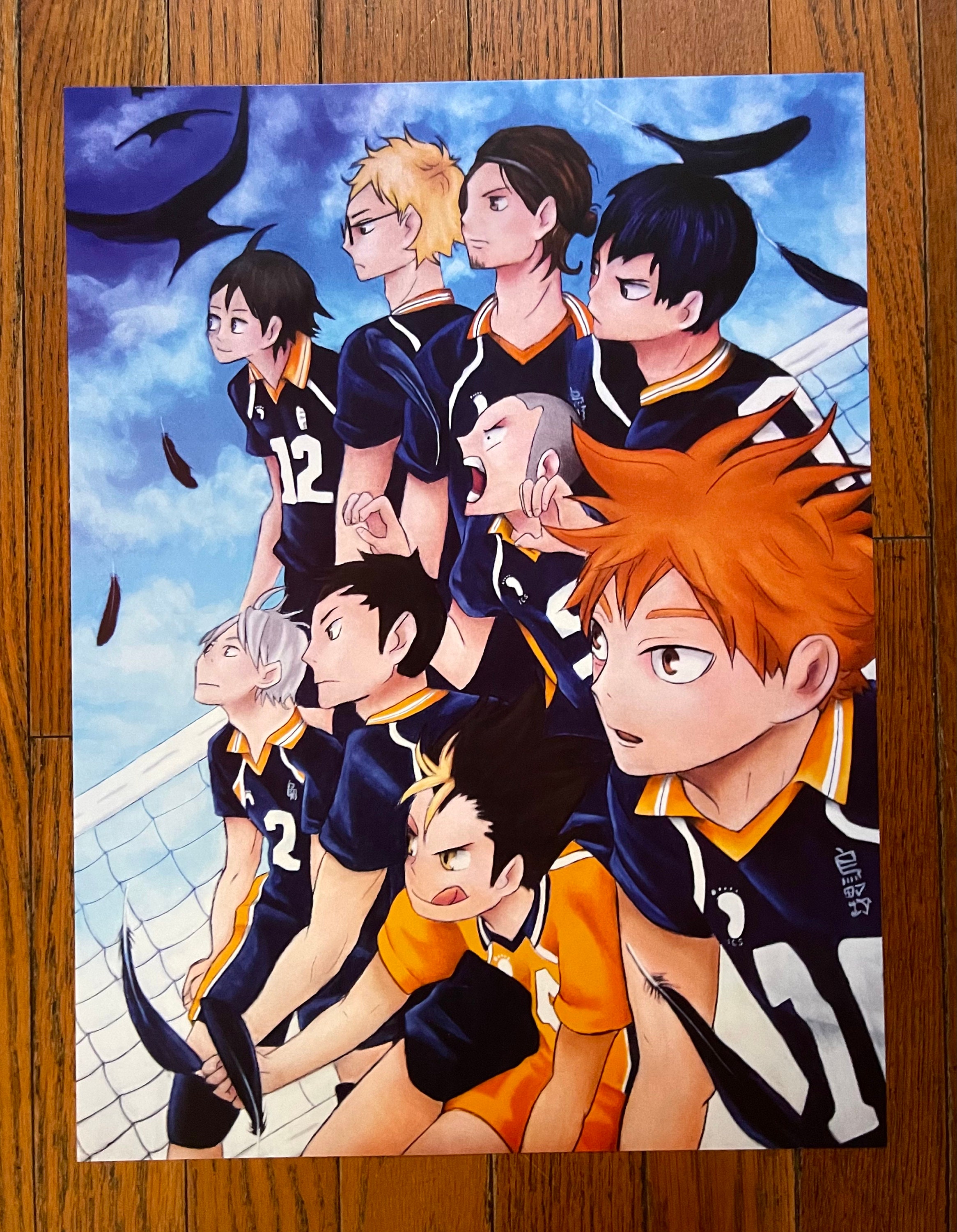 Volleyball Anime Print -  Finland