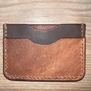 Cartera de cuero hecha a mano