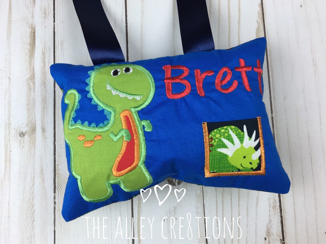 Dinosaur Tooth Fairy Pillow Etsy