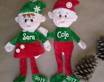 christmas house plush elves 9 in