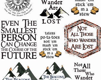 Lotr Tattoo Etsy
