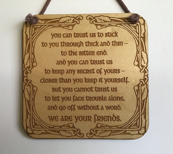 Lord Of The Rings Lotr Hobbit We Are Your Friends Tolkien Etsy