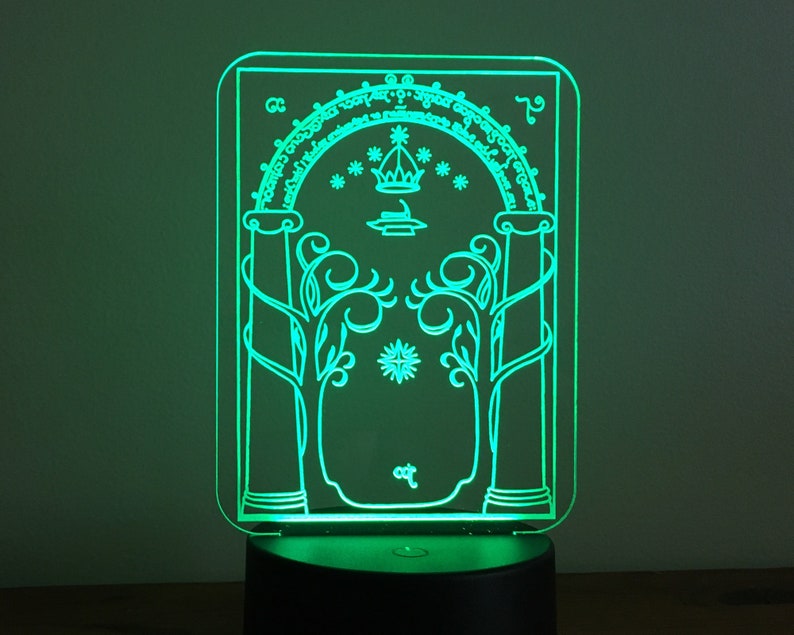 Moria Door LED Light Multi-Colored Lord of the Rings | Etsy