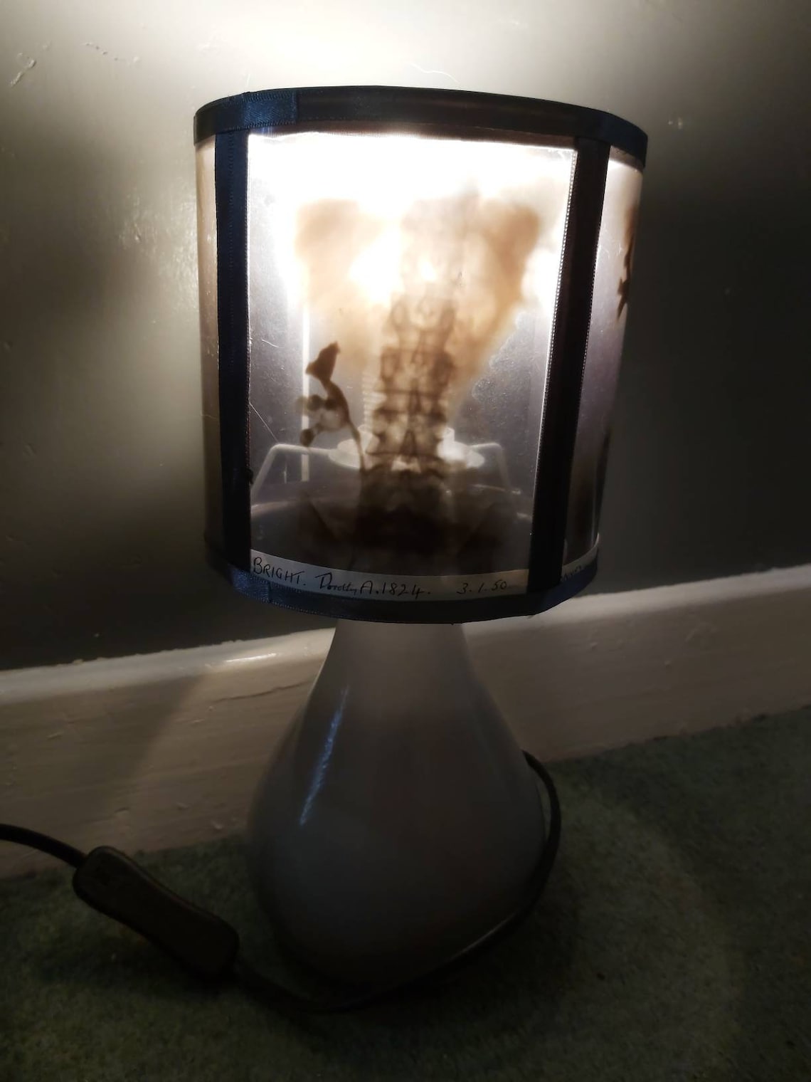 Grey xray lamp. Genuine xrays dated between 194750. Gothic Etsy