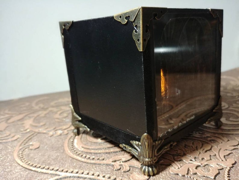 Antique Glass Slide Light Box. Made From a Slide Aged 100 Etsy